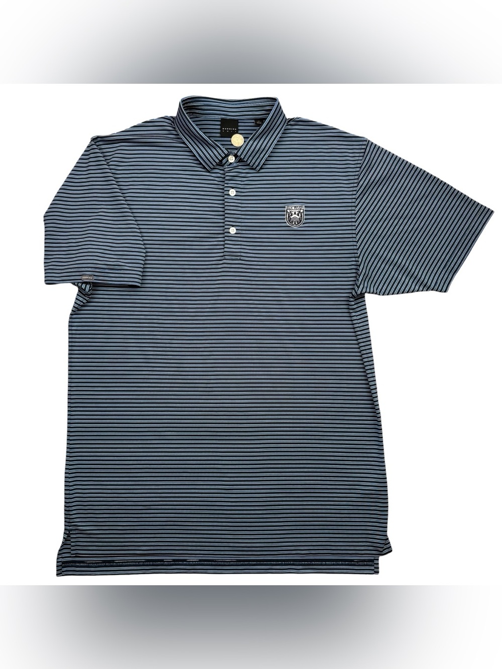 Elk River Country Club Dunning Golf Course Banner Elk Men’s Stripe Polo Shirt XL